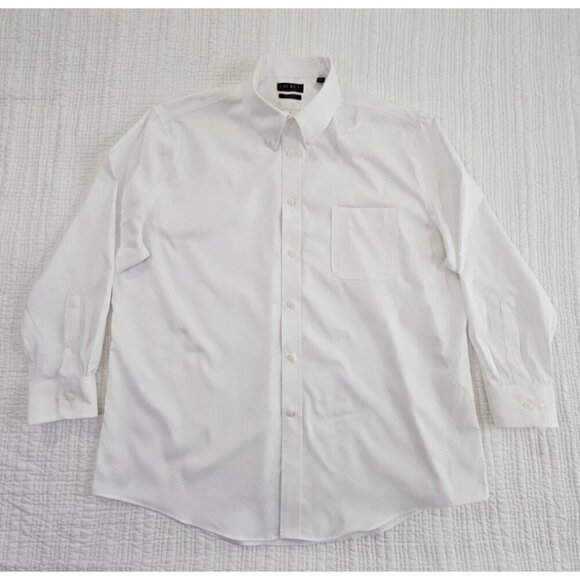 Ralph Lauren Black Label Oxford Shirt Men's XL 17 1/2 32/33 LS White Stretch EUC - Picture 1 of 14